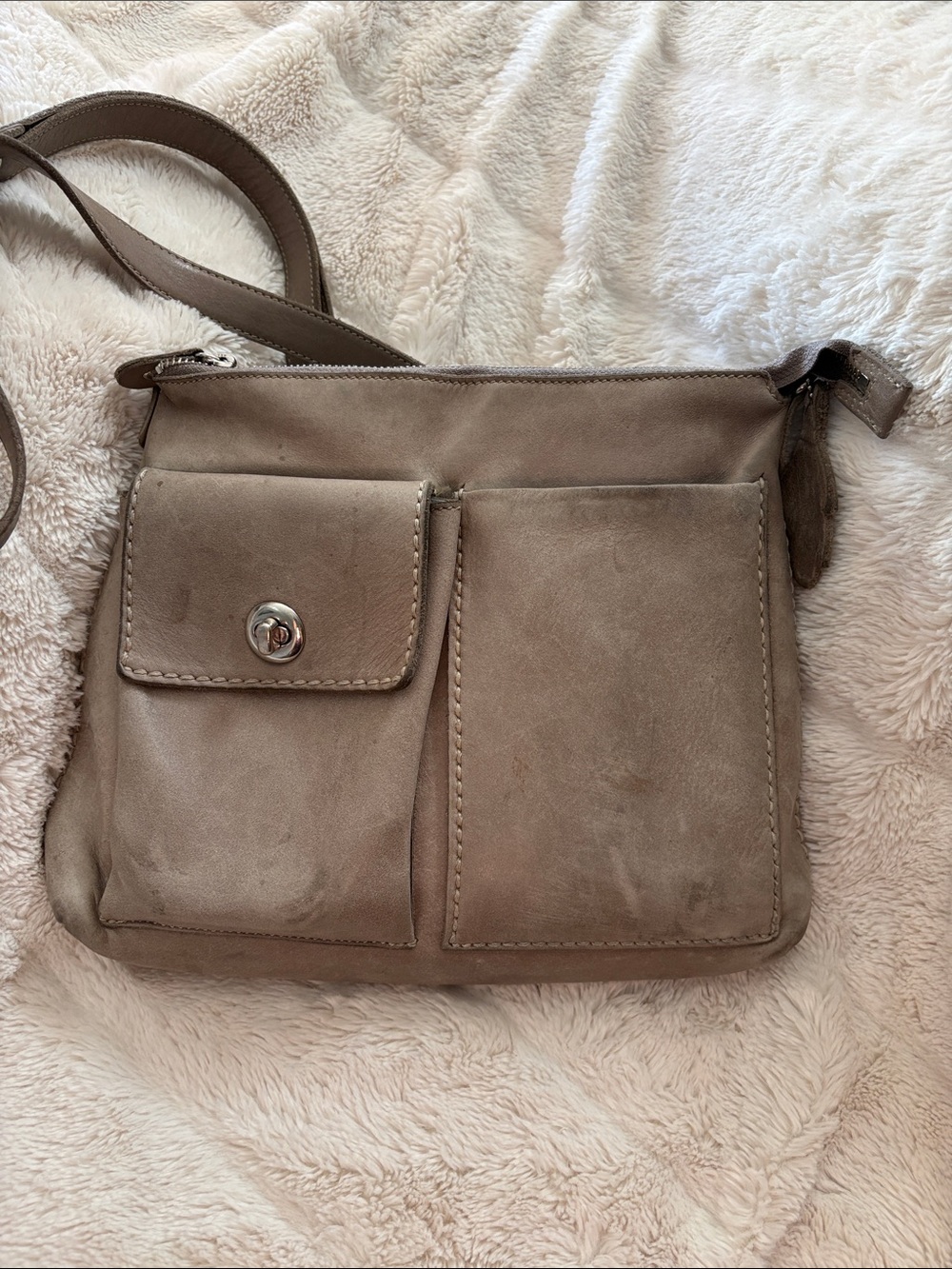 Roots Crossbody Leather Bag